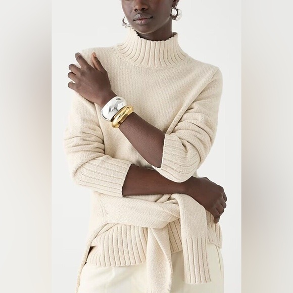 J. Crew Sweaters - Jcrew Cotton turtleneck sweater sz M BV362